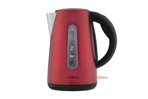 Электрочайник Ardesto EKL-F300R 1.7л/2150Вт/strix контроль/нерж.сталь/красн. (EKL-F300R) | Зображення 1