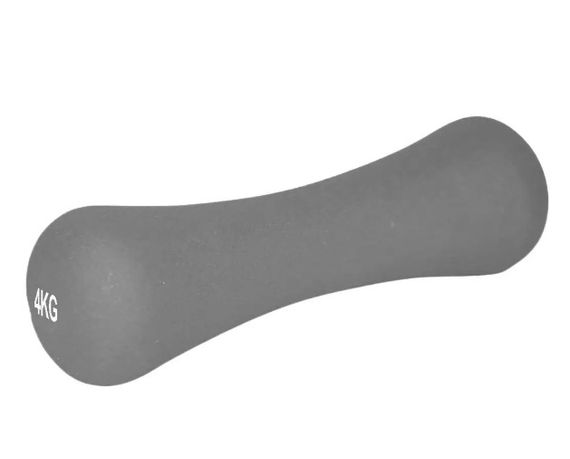 Гантель неопренова PowerPlay 4126 Spartacus 4 кг Сіра 1 шт (PP_4126_4kg)