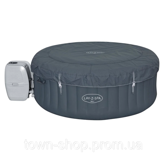 Бассейн-джакузи Bestway 60009 (180-66 см), 669 л | Зображення 1