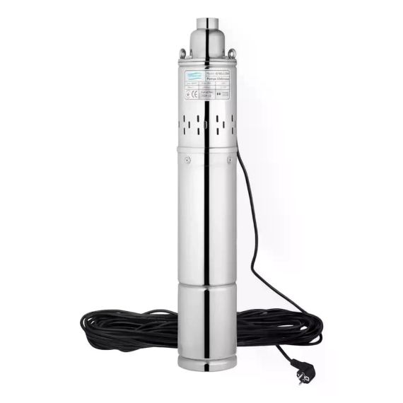 Свердловинний шнековий насос Screw Pump 4QGD2 1500W 120 м • Заглибний насос для подачі води зі свердловини, будинку, дачі та