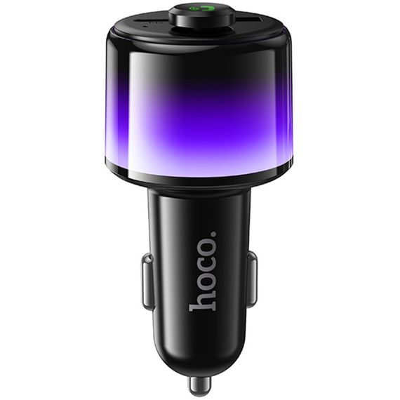 АЗП FM модулятор Hoco E166 Path PD42W+QC3.0 (1USB-A/1C) Black | Зображення 4
