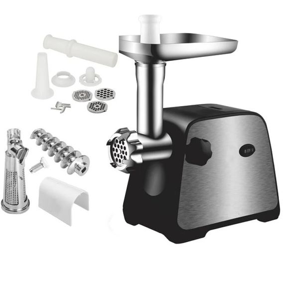 Електрична м’ясорубка 4500W з функцією реверсу та соковитискачем Domotec MS-2026 (47541-2026_1485) | Зображення 2