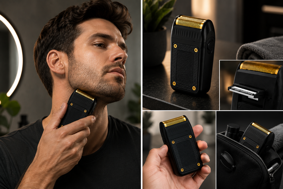 Чоловіча електробритва VGR V-353 USB / Акумуляторний шейвер / Портативна бритва Шейвер для сухого гоління | Зображення 1