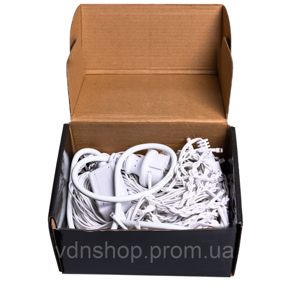 Вулична гірлянда Бахрома 12 м 200 LED білий провід Білий 12MWW | Зображення 5