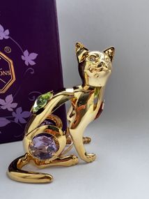 Колекційна фігурка зі стразами Cat Grace 7 см