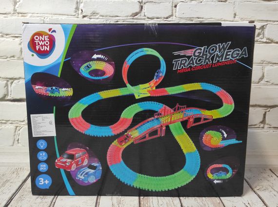 Автотрек One Two Fun Glow Track Mega, 308 шт. ff | Зображення 4