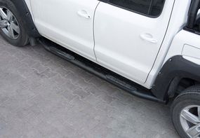 Бокові пороги Amazon Black (2 шт., чорні) для Ford Ranger 2011-2024 рр