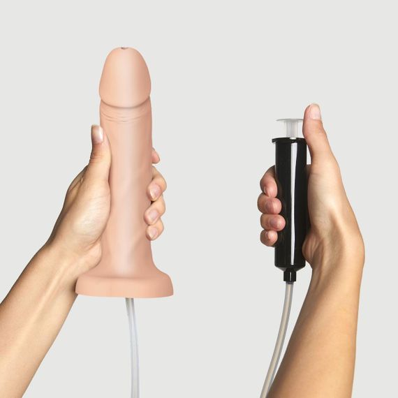 Фалоімітатор, що кінчає Strap-On-Me Squirting Cum Dildo Realistic Flash, діам. 3,9 см, силікон Sex Aura | Зображення 1