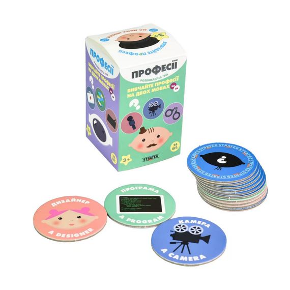 Развивающая настольная игра «Профессии» 30773, 36 карточек | Зображення 1