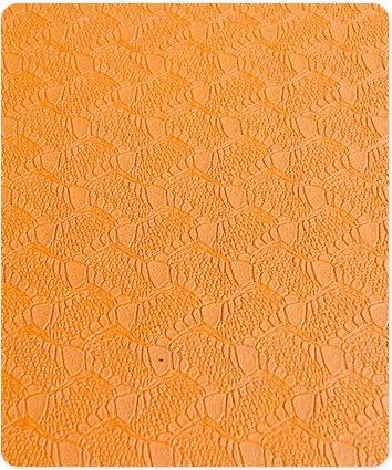 Коврик для йоги и фитнеса U-POWEX TPE Yoga mat Orange/Blue (183х61х0.6) | Зображення 3