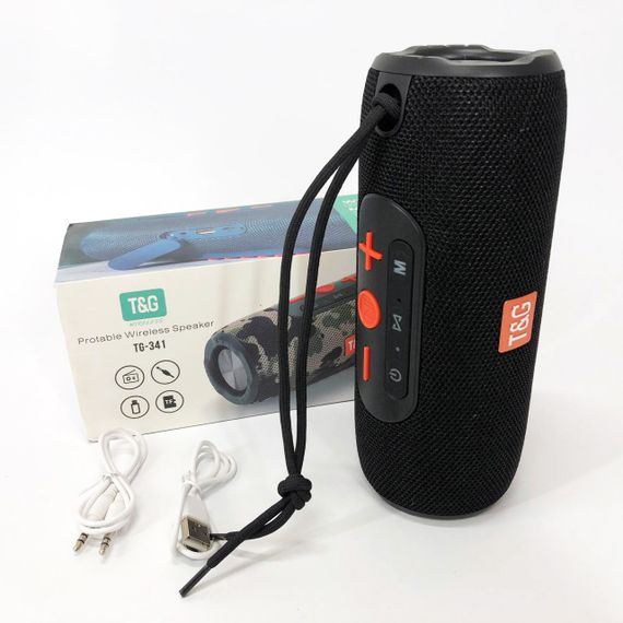 Портативна Bluetooth колонка TG 341 із шнурком. YR-937 Колір: чорний | Зображення 6