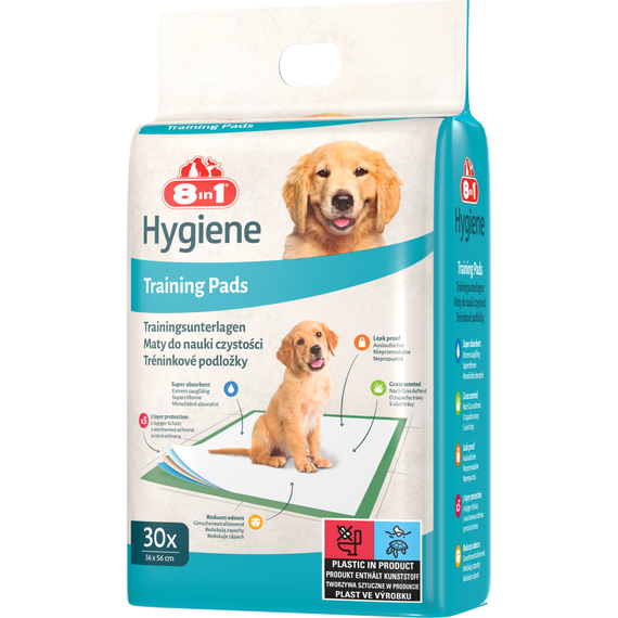 Пелюшки 8in1 Training Pads для собак з целюлози 56x56 см30 шт | Зображення 1