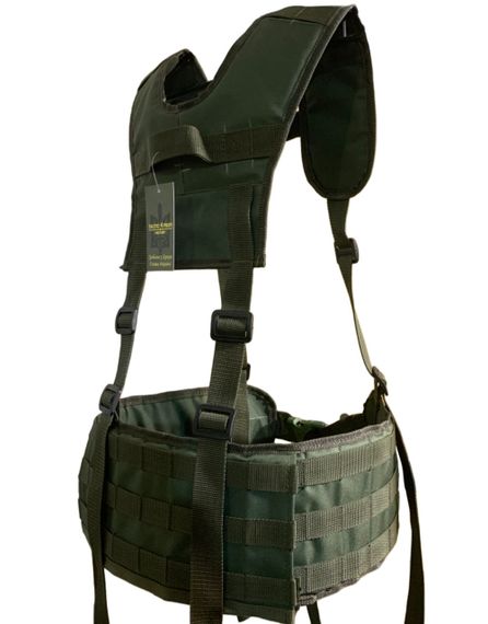 Тактичний пояс Tactic4Profi оксфорд PU  хакі з кріпленням Molle | Зображення 2