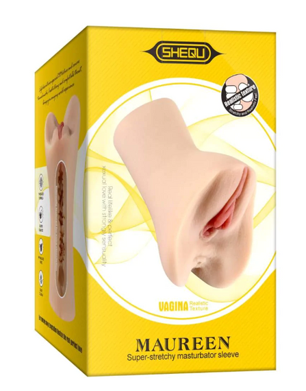 Мастурбатор Realistix вагіна-анус Maureen без вібрації тілесний Sex Aura | Зображення 6