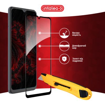 Стекло защитное Intaleo Full Glue ZTE Blade A52 Black (1283126545511) | Зображення 4
