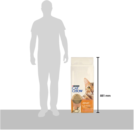 Сухий корм Purina Cat Chow Adult для дорослих котів, качка 15кг | Зображення 3