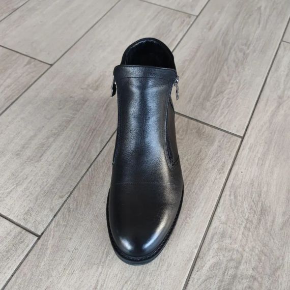 Шкіряні черевики на двох замках 43 розмір | Зображення 1