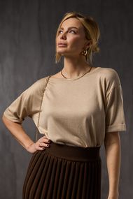 Джемпер з коротким рукавом 2502