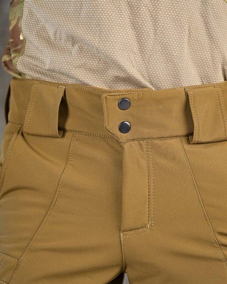 Тактичні штани софтшел DRAFT висока талія кайот ВТ76566 | Зображення 6