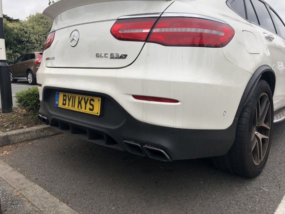 Комплект обвісів 2015-2019 (GLC63 AMG) для Mercedes GLC coupe C253 | Зображення 4