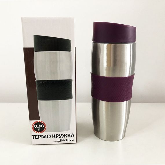 Термокружка Con Brio СВ338 0.38 л. JZ-599 Цвет: фиолетовый | Зображення 3