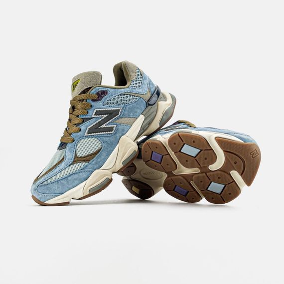 Демісезонні кросівки New Balance матеріал замша/текстиль колір блакитний | Зображення 1