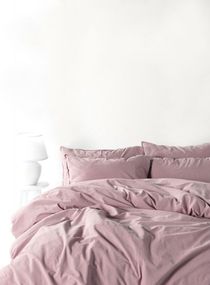 Постельное белье Limasso Stonewashed Ranforse 200 х 220 см Natural Violet