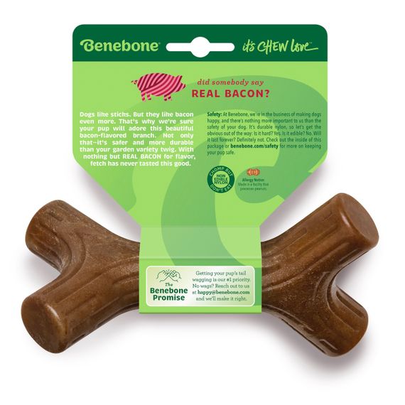 Іграшка для собак зі смаком бекону Benebone Bacon Stick, 16.5 см | Зображення 2