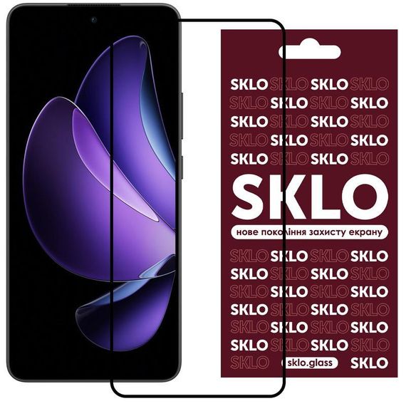 Захисне скло SKLO 3D для Realme Neo 7 / 7 SE Чорний