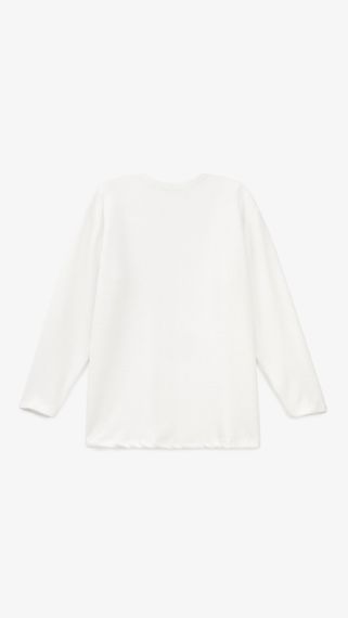 Джемпер однотонний жіночий DIYAMOR 13105 XL Білий shop (2000999329807) | Зображення 3