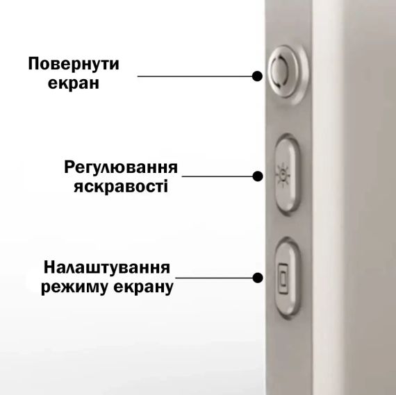 Магнітний екран/монітор для смартфонів із динаміками на задню панель телефона для селфі та блогу Fotorgear X40 | Зображення 1
