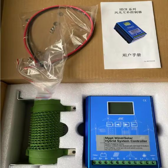Гибридный MPPT контроллер ветер + солнце 5 квт+3 квт c Bluetooth | Зображення 1