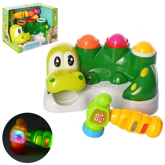 Стучалка Limo Toy Крокодил M5475 28 см