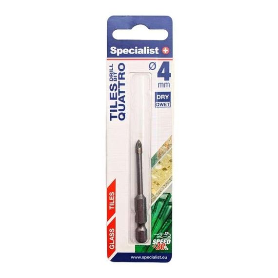 Сверло по плитке/стеклу Specialist+ 4 мм