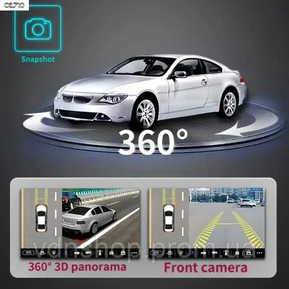 Система кругового обзора Car Cam 360 градусов Panoramic Night Vision Pro HD | Зображення 3