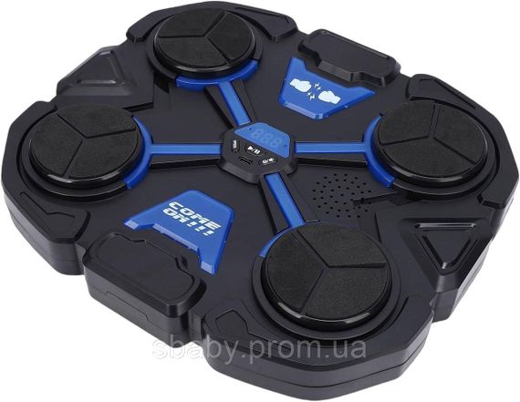 Настінний боксерський тренажер на 4 секції музичний з Bluetooth і підсвіткою рукавичками Інтерактивний музичний тренажер | Зображення 3