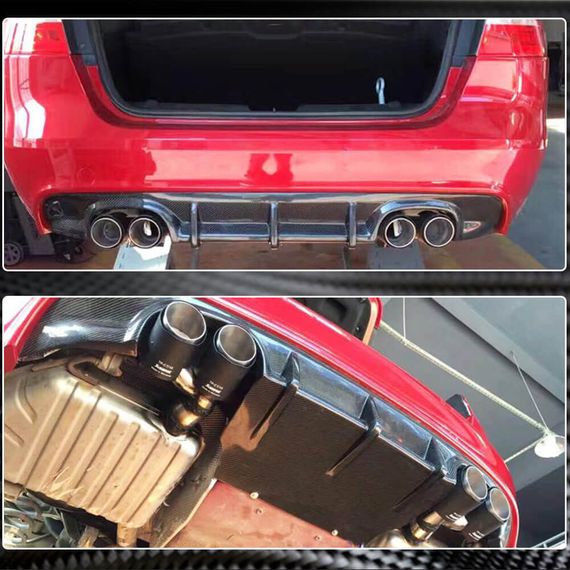 Диффузор заднего бампера V1 (2015-2019, Карбон) для Jaguar XE 2016- гг | Зображення 3