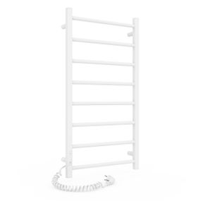 Электрическая полотенцесушилка Laris Зебра Альфа ЧФ8 400 х 800 Е (подкл. слева) R3