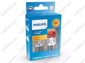 11498AU60X2 (PHILIPS) P21W LED amber Ultinon Pro6000