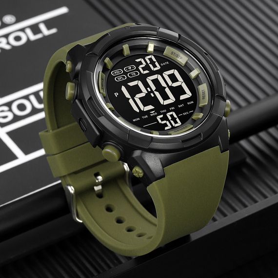 Годинник S2kmei 1845AG Army Green | Зображення 3