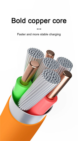 USB Type-C кабель швидкого заряджання 120 W силіконовий 1 метр | Зображення 5