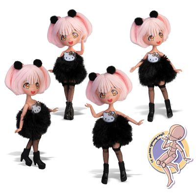 Кукла 4SF Manga Dolls серии Hello Kitty – Золотая Дива (HKTF0200) | Зображення 7