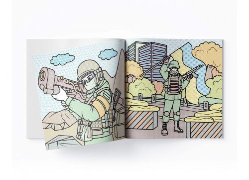 Водяні розмальовки "Незламні українці" (укр) | Зображення 1