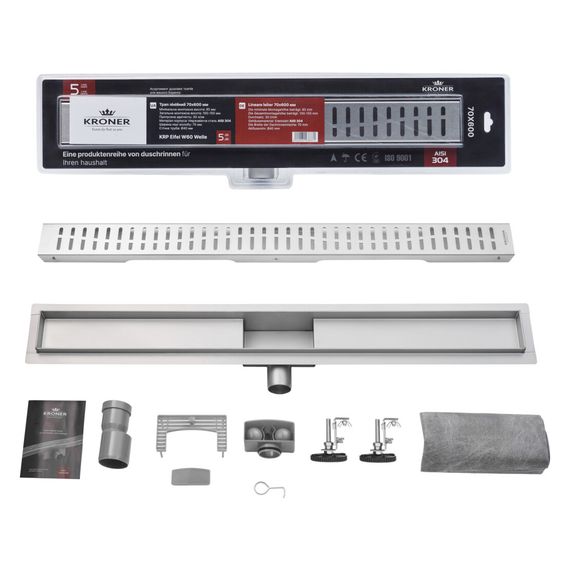 Линейный трап Kroner KRP Eifel W60 Welle с сухим затвором (CV034162) | Зображення 3