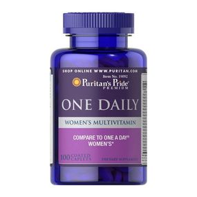 Витаминно-минеральный комплекс Puritan's Pride Women's One Daily Multivitamins 100 Caplets