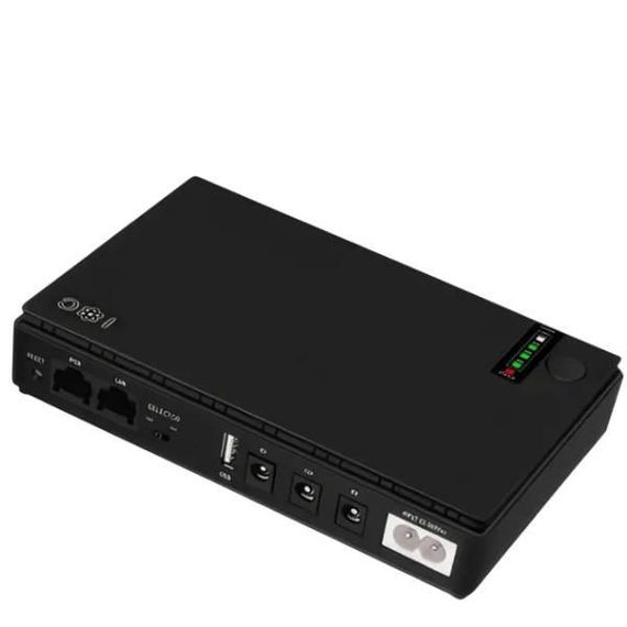 ДБЖ для роутера 12000 mAh UPS DC1018P MA440 Чорний