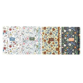 Блокнот на гумці Malevaro Small flowers 763364ML A5 Різнокольоровий shop (4820252763364)