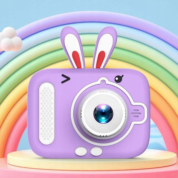 Дитячий цифровий фотоапарат X900 Rabbit NE-894 Колір: фіолетовий | Зображення 3