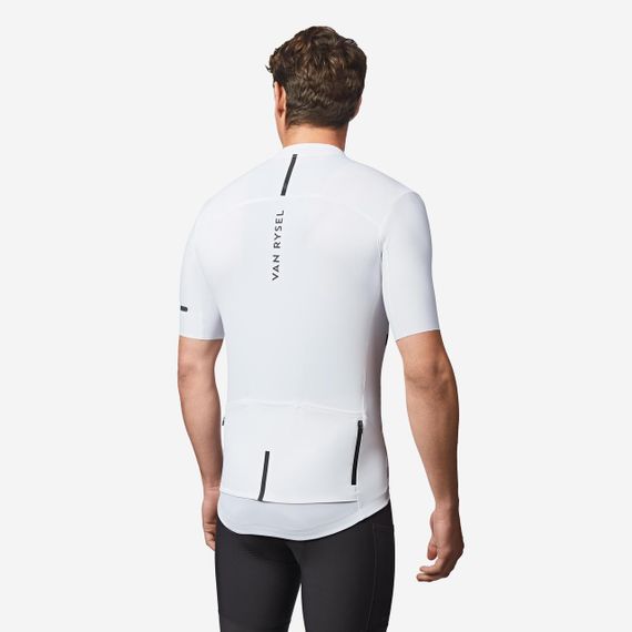 Джерсі чоловіче Endurance 2 для велоспорту біле в смужку - 2XL. | Зображення 2