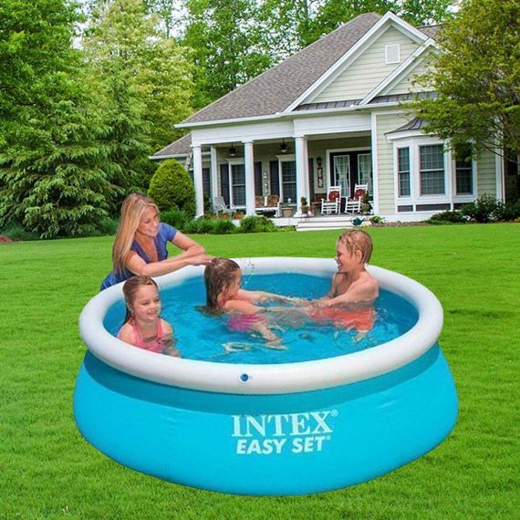 Надувний басейн Intex  Easy Set  з насосом  183 х 51 см,  Intex 28101-1 | Зображення 1